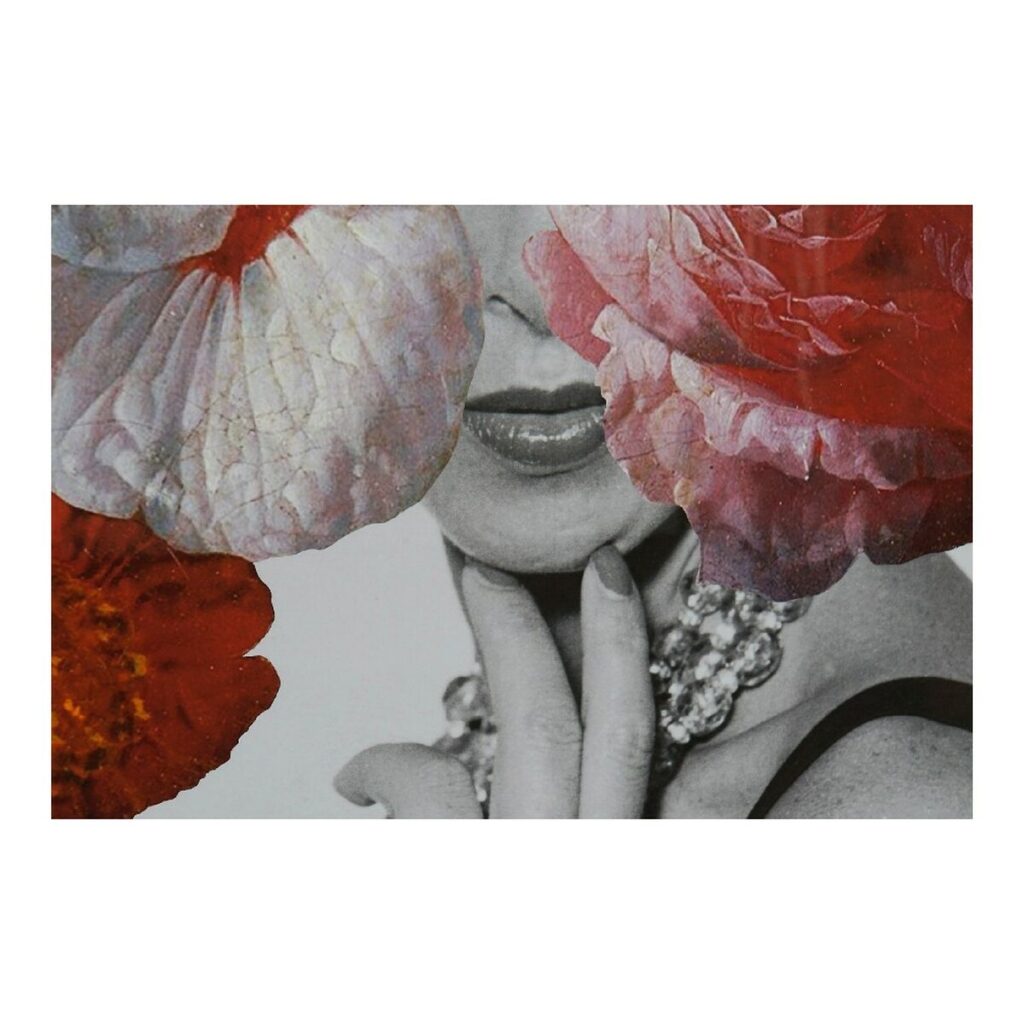 Πίνακας DKD Home Decor Woman Flower Γυναίκα Blomster (64 x 3 x 84 cm)