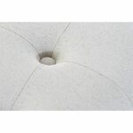 Σκαμπό DKD Home Decor 8424001794409 Φυσικό Μπεζ λινό ξύλο καουτσούκ (70 x 70 x 47 cm)