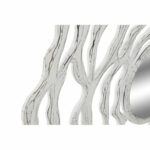 Τοίχο καθρέφτη DKD Home Decor 8424001849963 Κρυστάλλινο Λευκό Σύγχρονη Ξύλο MDF Μαρινάτος (119 x 2 x 119 cm)