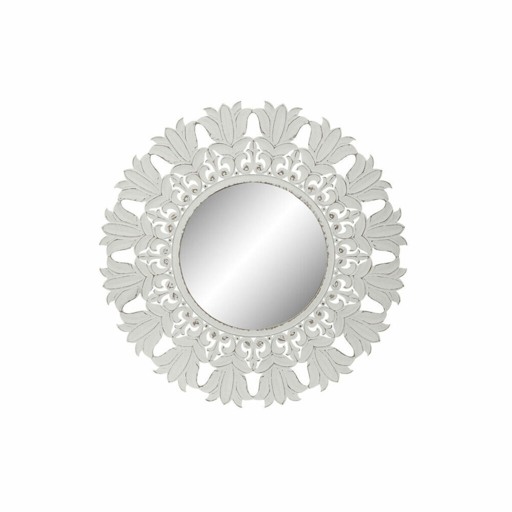 Τοίχο καθρέφτη DKD Home Decor 8424001849994 Κρυστάλλινο Λευκό Ξύλο MDF Μαρινάτος (121 x 2 x 121 cm)