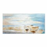 Πίνακας DKD Home Decor Παραλία Barco Μεσογείακός (150 x 3