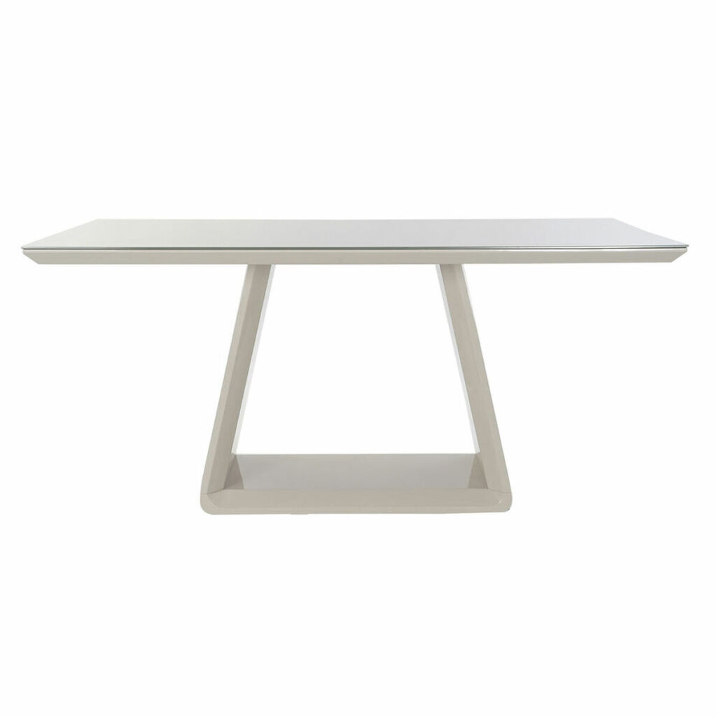 Τραπεζαρία DKD Home Decor Κρυστάλλινο Γκρι Ξύλο MDF (160 x 90 x 75 cm)