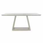 Τραπεζαρία DKD Home Decor Κρυστάλλινο Γκρι Ξύλο MDF (160 x 90 x 75 cm)