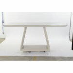 Τραπεζαρία DKD Home Decor Κρυστάλλινο Γκρι Ξύλο MDF (160 x 90 x 75 cm)
