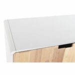 Σκευοθήκη DKD Home Decor   Φυσικό ξύλο καουτσούκ Λευκό Μπορντό 120 x 30 x 75 cm