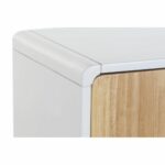 Σκευοθήκη DKD Home Decor   Φυσικό ξύλο καουτσούκ Λευκό Μπορντό 120 x 30 x 75 cm