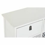 Σιφονιέρα DKD Home Decor Γκρι Λευκό Ξυλο παουλόβνια (68 x 25 x 62 cm)
