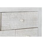 Συρταριέρα DKD Home Decor Λευκό Πολύχρωμο Μέταλλο Ξύλο από Μάνγκο Ινδός 30 x 40 cm 112 x 35 x 75 cm
