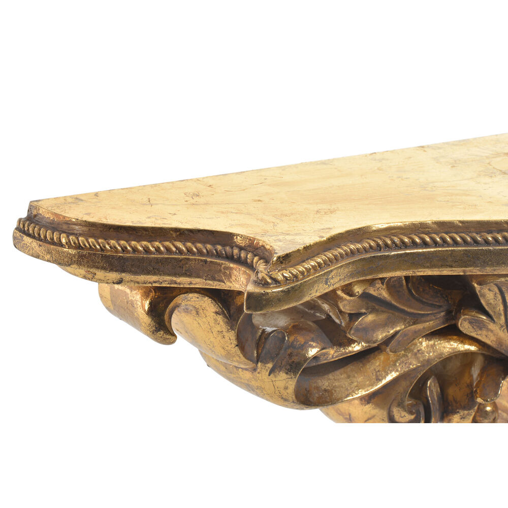 Ράφια DKD Home Decor Χρυσό Ρητίνη (60 x 15 x 20 cm)