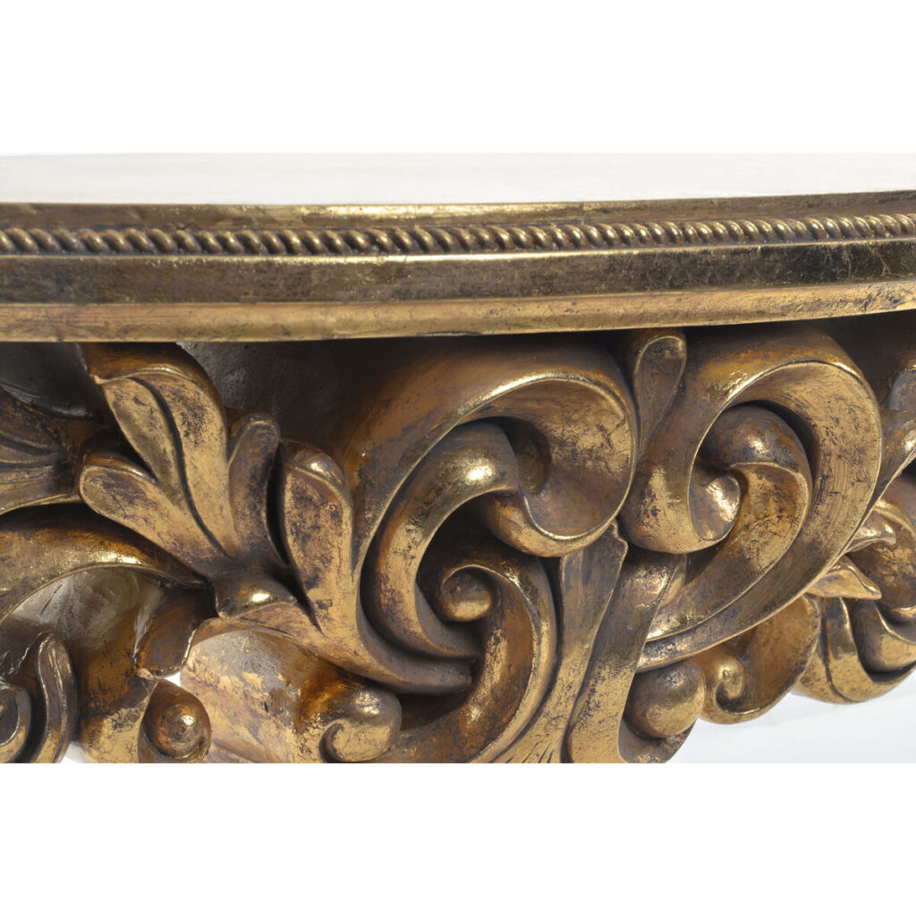 Ράφια DKD Home Decor Χρυσό Ρητίνη (60 x 15 x 20 cm)