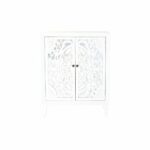 Σκευοθήκη DKD Home Decor Λευκό Καθρέφτης Έλατο MDF (80 x 35 x 102 cm)