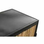 Σκευοθήκη DKD Home Decor   Μαύρο Φυσικό Μέταλλο ρατάν 65 x 35 x 130
