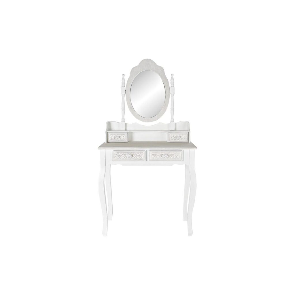 Ντουλάπα DKD Home Decor Καθρέφτης Λευκό ABS Ξύλο MDF (75 x 40 x 142 cm)