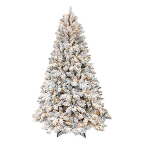 Χριστουγεννιάτικο δέντρο DKD Home Decor 150 cm Μέταλλο PE Χιονισμένο