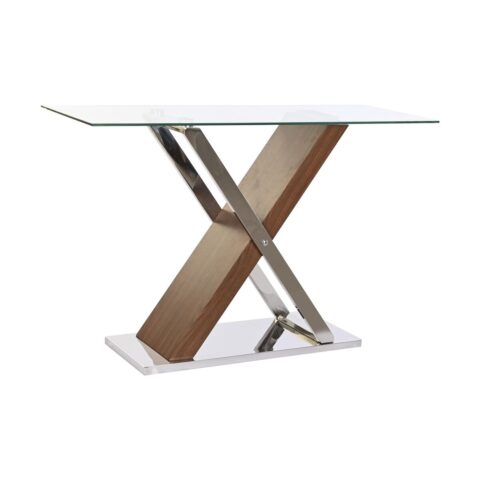 Βοηθητικό Τραπέζι DKD Home Decor Κρυστάλλινο Χάλυβας (120 x 40 x 75 cm)