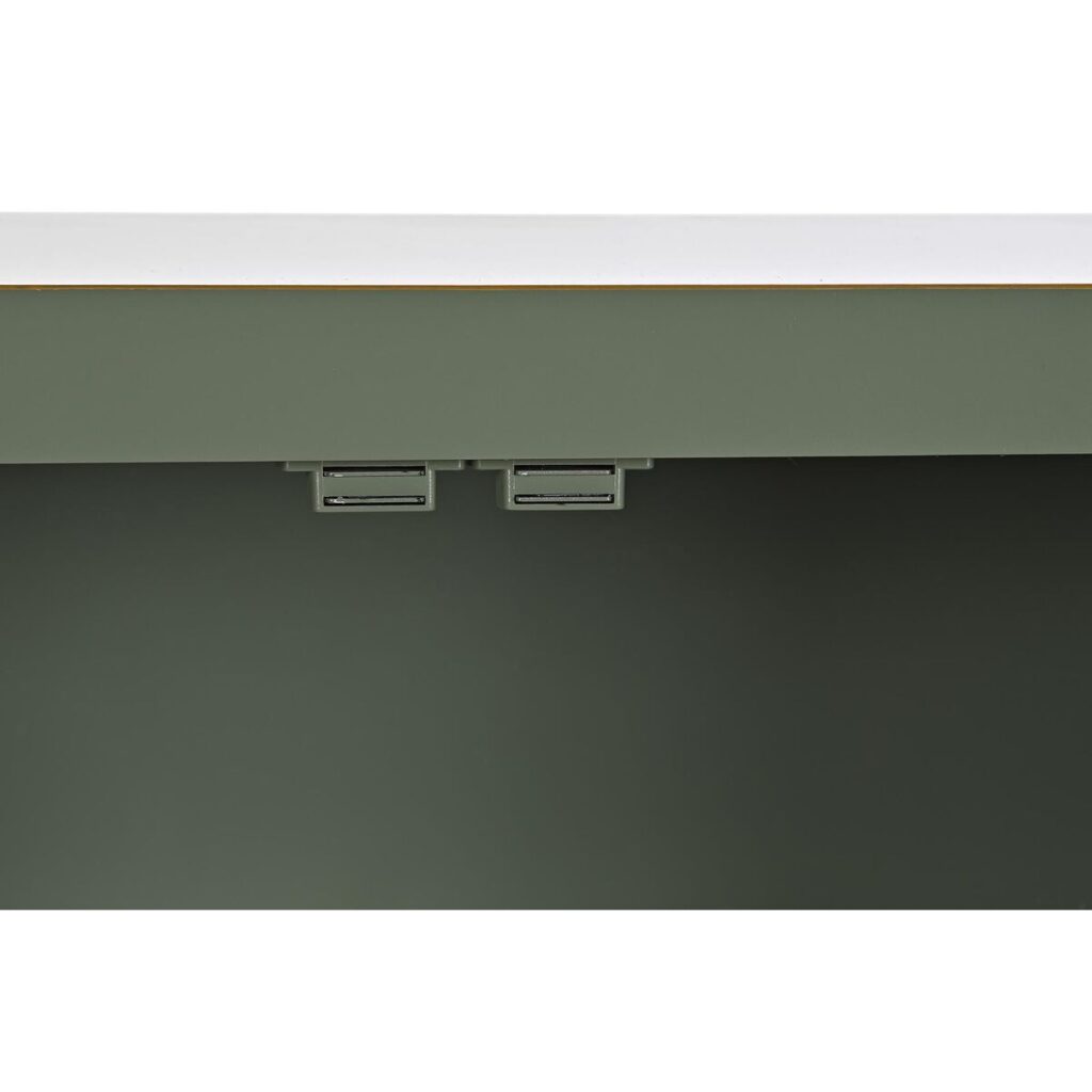 Τηλεόραση DKD Home Decor Λευκό Μαύρο Πράσινο Χρυσό Μέταλλο Έλατο Ξύλο MDF 130 x 26 x 51 cm
