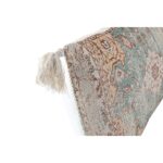 Μαξιλάρι DKD Home Decor Μπεζ Μπλε πολυεστέρας βαμβάκι Άραβας Κρόσσια (60 x 10 x 30 cm)