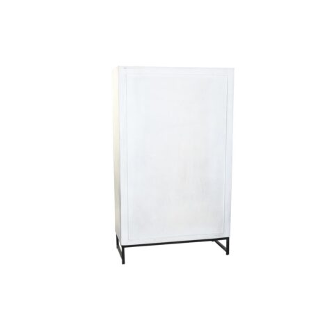 Ντουλάπι DKD Home Decor Γκρι Λευκό Ξύλο από Μάνγκο (90 x 38 x 150 cm)