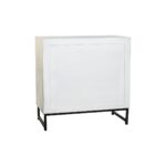 Συρταριέρα DKD Home Decor Κεραμικά Γκρι Λευκό Ξύλο από Μάνγκο (80 x 38 x 80 cm)