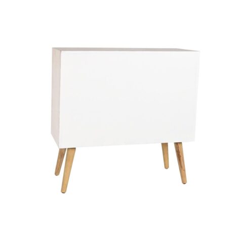 Συρταριέρα DKD Home Decor Έλατο Φυσικό βαμβάκι Λευκό (80 x 35 x 80 cm)