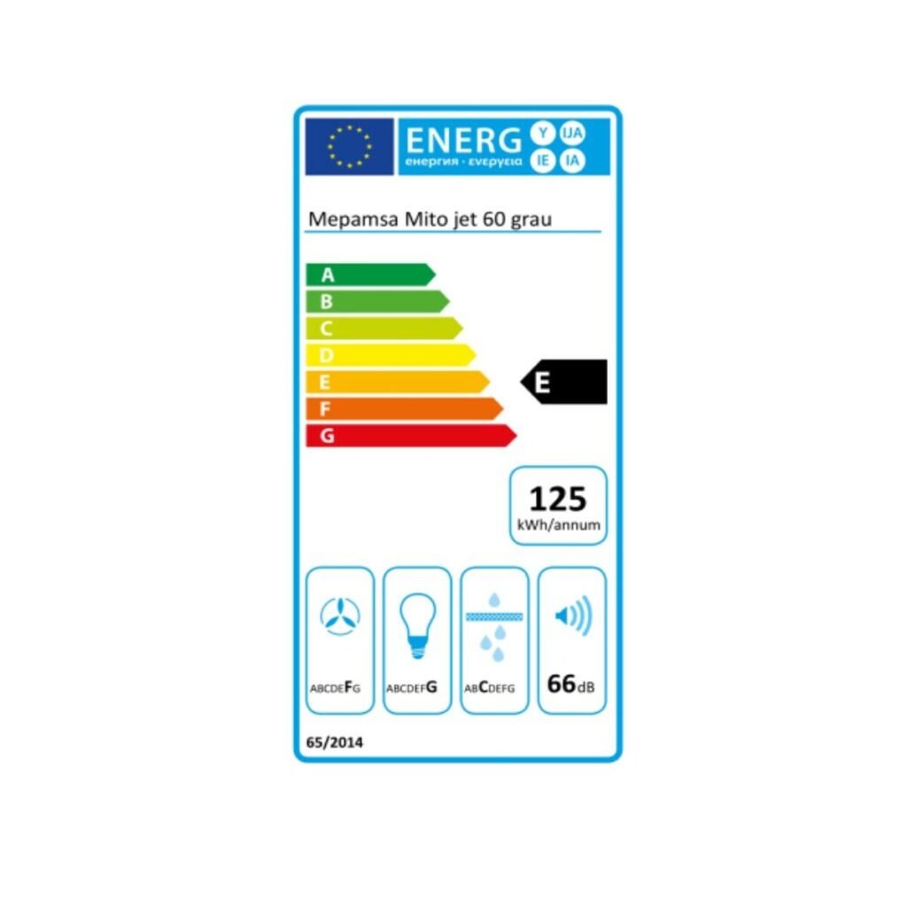 Συμβατικός Απορροφητήρας Mepamsa MITOJET 60-G 60 cm 490 m³/h 140W E