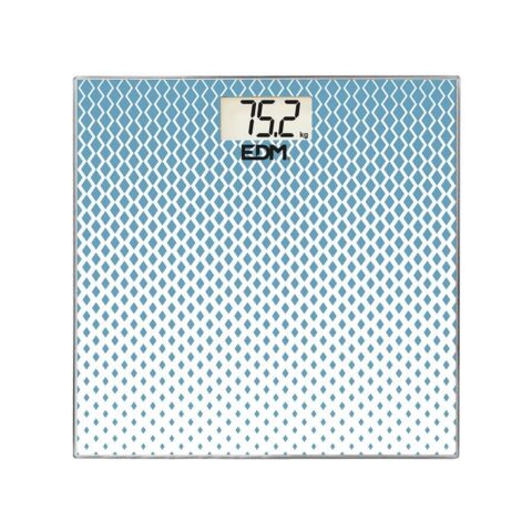 Ψηφιακή Ζυγαριά Μπάνιου EDM Κρυστάλλινο Celeste 180 kg (26 x 26 x 2 cm)