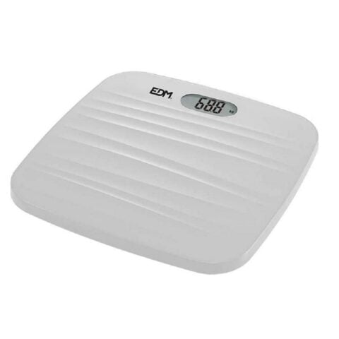 Ψηφιακή Ζυγαριά Μπάνιου EDM Λευκό πολυπροπυλένιο 180 kg (26 x 26 x 2 cm)