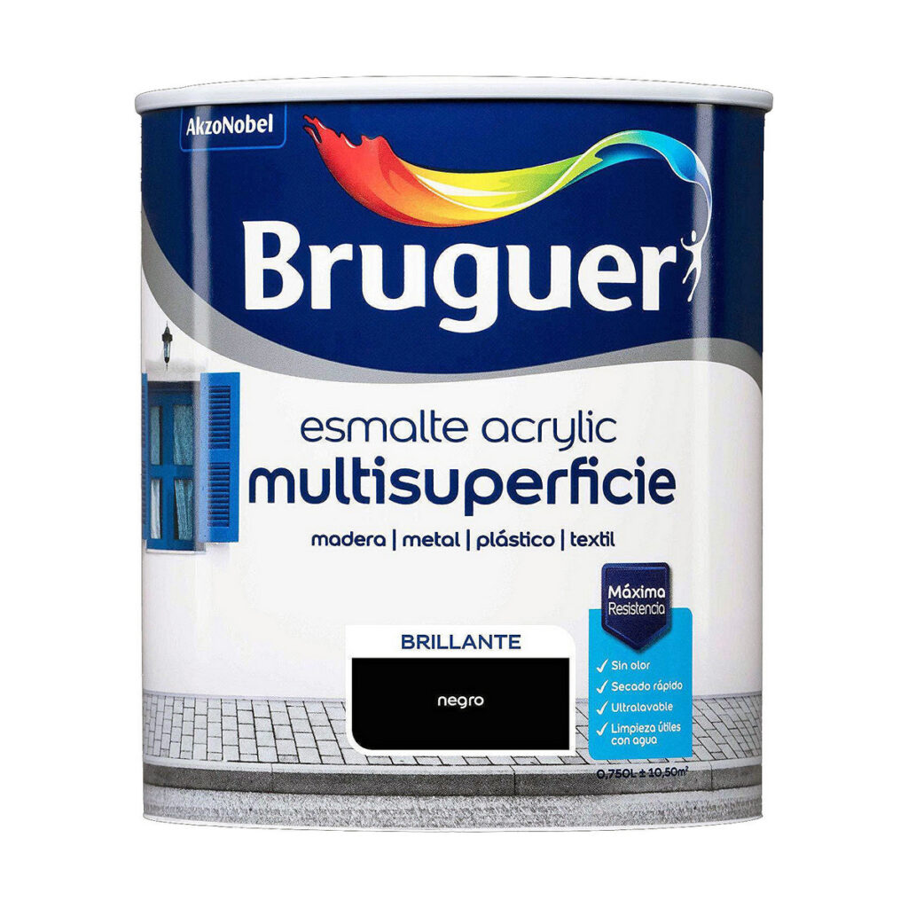 Ακρυλικό χρώμα Bruguer Μαύρο (750 ml)