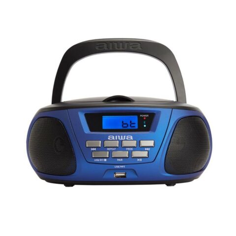 CD Ραδιόφωνο Bluetooth MP3 Aiwa BBTU300BL    5W Μπλε Μαύρο Μαύρο/Μπλε