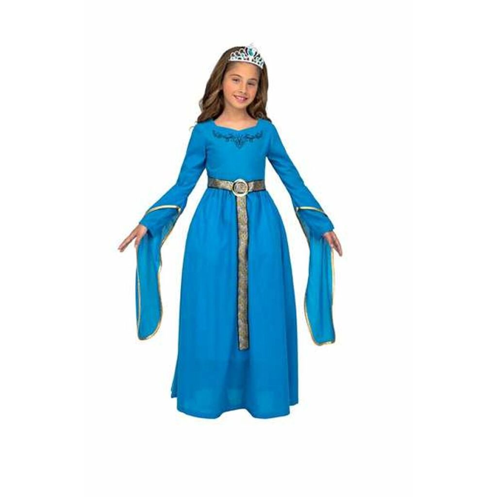 Αποκριάτικη Στολή για Παιδιά My Other Me Μεσαιωνική Πριγκίπισσα Μπλε (2 Τεμάχια)