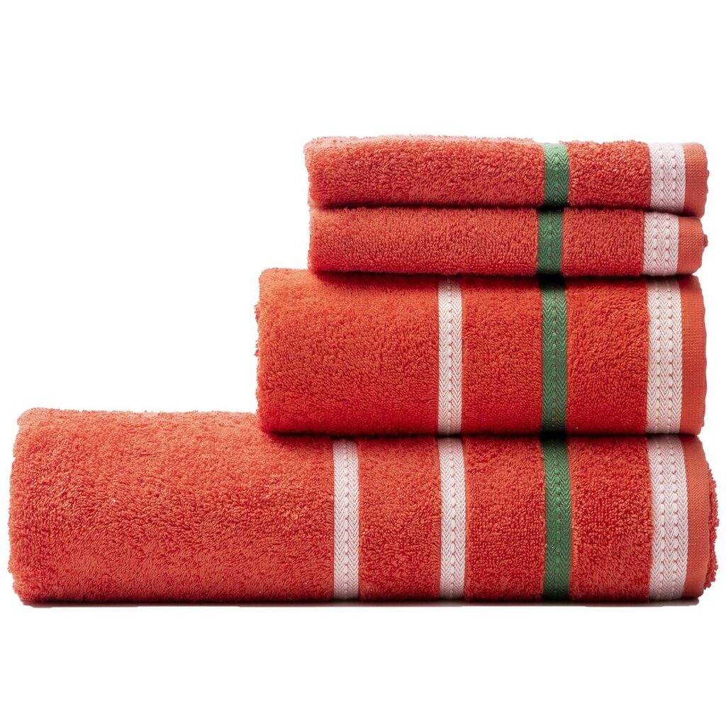 Σετ πετσέτες Benetton Κόκκινο (4 pcs)