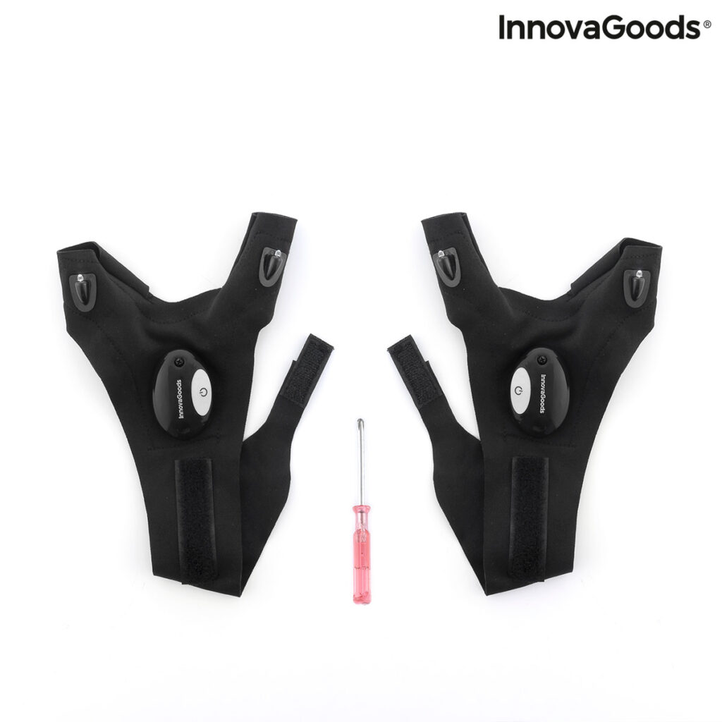 Γάντια με φως LED Gleds InnovaGoods x2