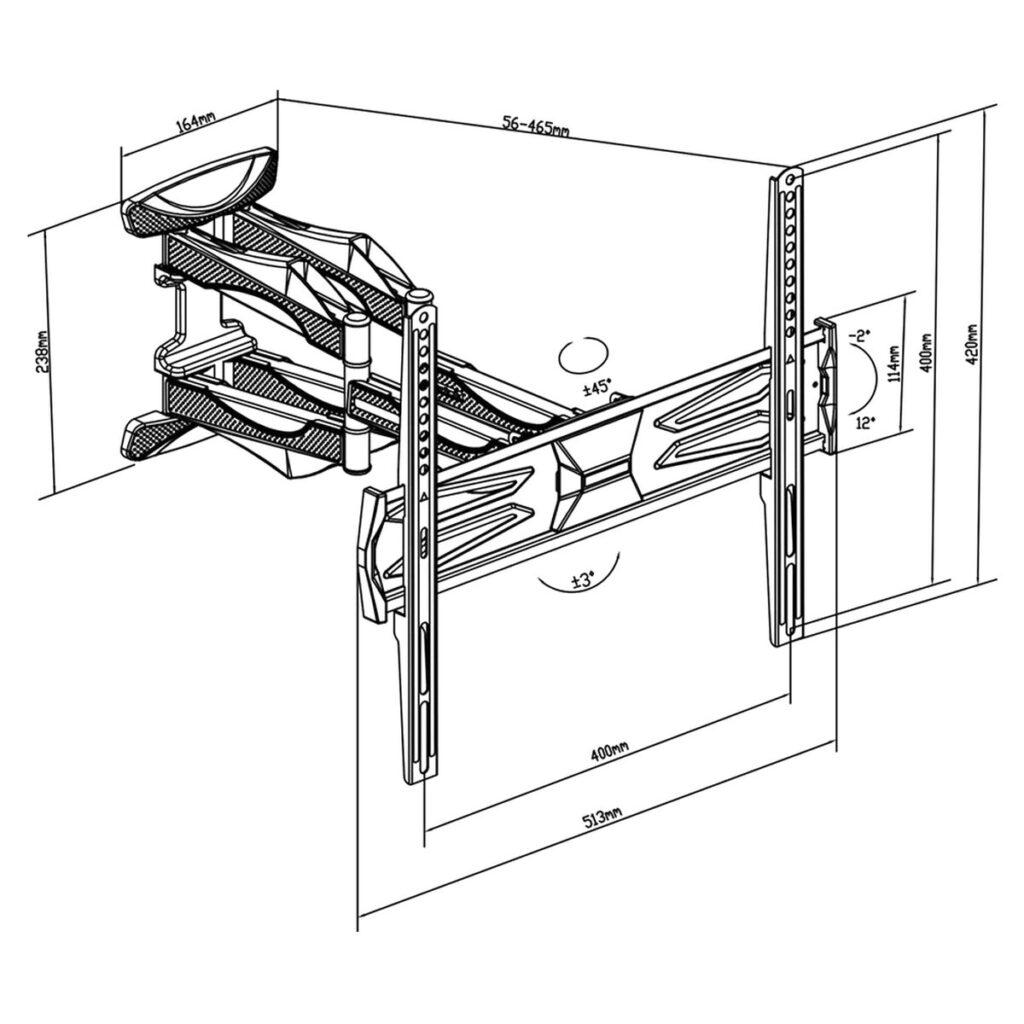 Βάση Τηλεόρασης TM Electron 30 Kg 32"-60"