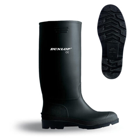 Μπότες νερού Dunlop Μαύρο πολυεστέρας PVC