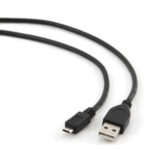 Καλώδιο USB 2.0 A σε Micro USB B GEMBIRD (3 m) Μαύρο