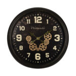 Ρολόι Τοίχου Γρανάζι Μεγάλο μέγεθος Βιομηχανικό (Ø 60 cm)