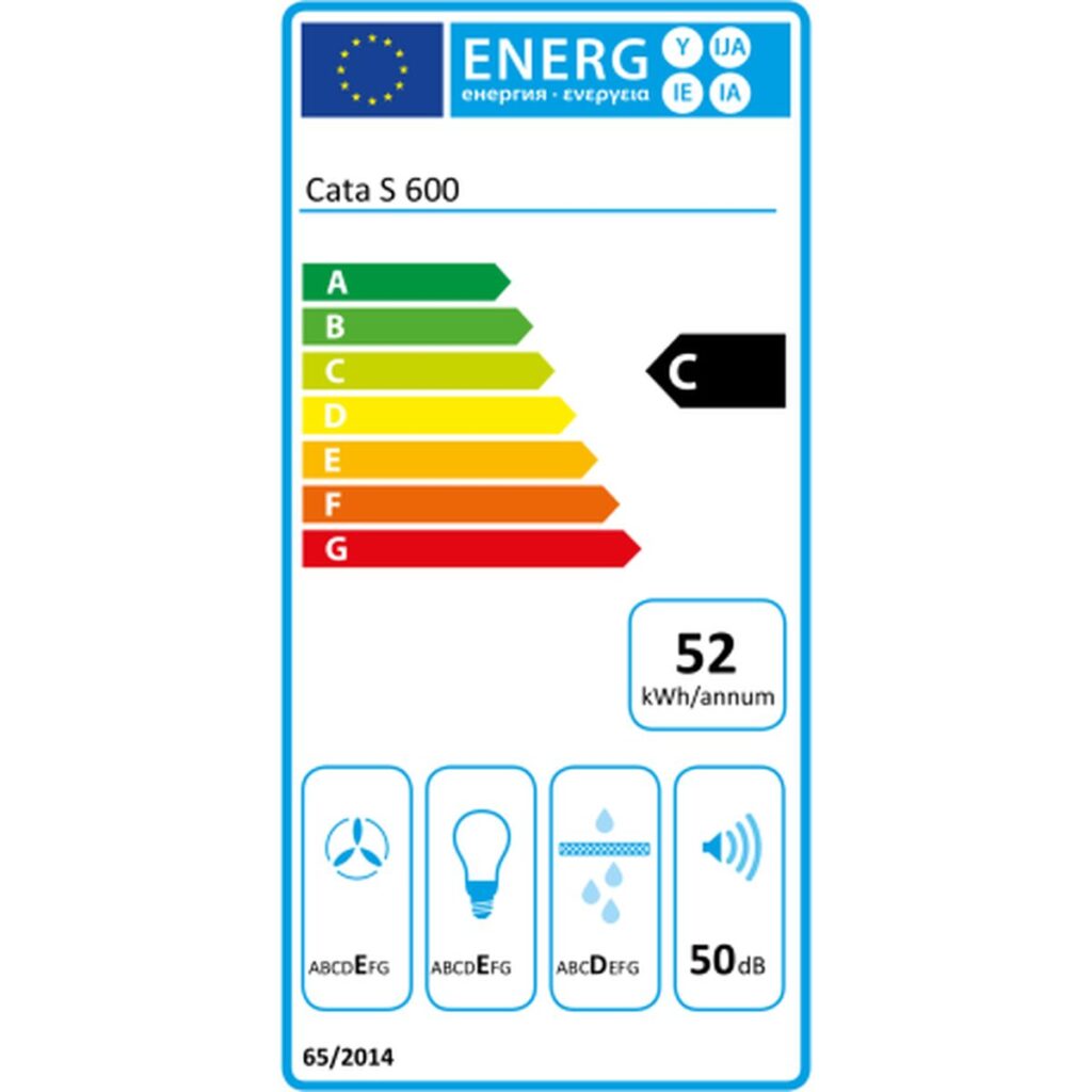 Συμβατικός Απορροφητήρας Cata SPLUS600X 60 cm 645 m3/h 370W Ανοξείδωτο ατσάλι