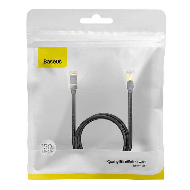 1.5m network cable (black)