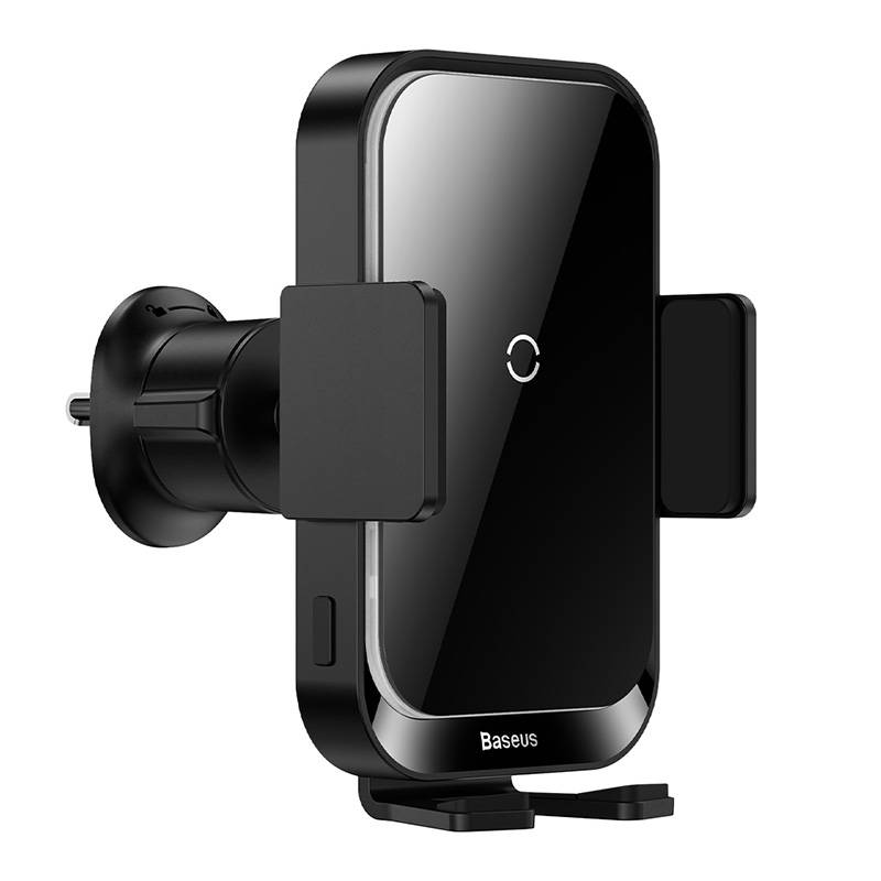 Car holder Baseus Halo with 15W inductive charger (black)
