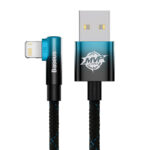 Baseus MVP 2 Lightning 1m 20W cable - (black-blue)