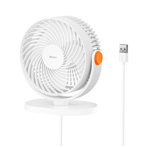 Desktop oscillating fan Baseus Serenity (white)