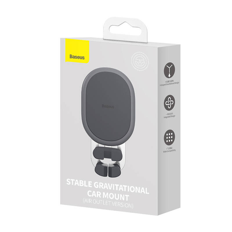 Baseus Stable gravity holder on the grid (black)