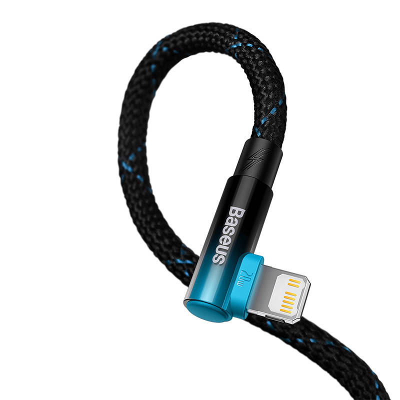Baseus USB-C to Lightning MVP 20W 1m Cable (Black-blue)