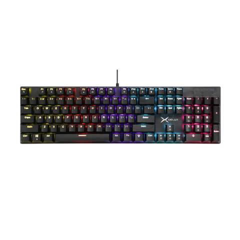Gaming Keyboard Delux KM55 RGB (black)