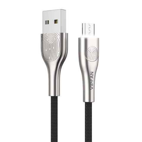 USB to Micro USB cable Vipfan Fingerprint Touch Z04