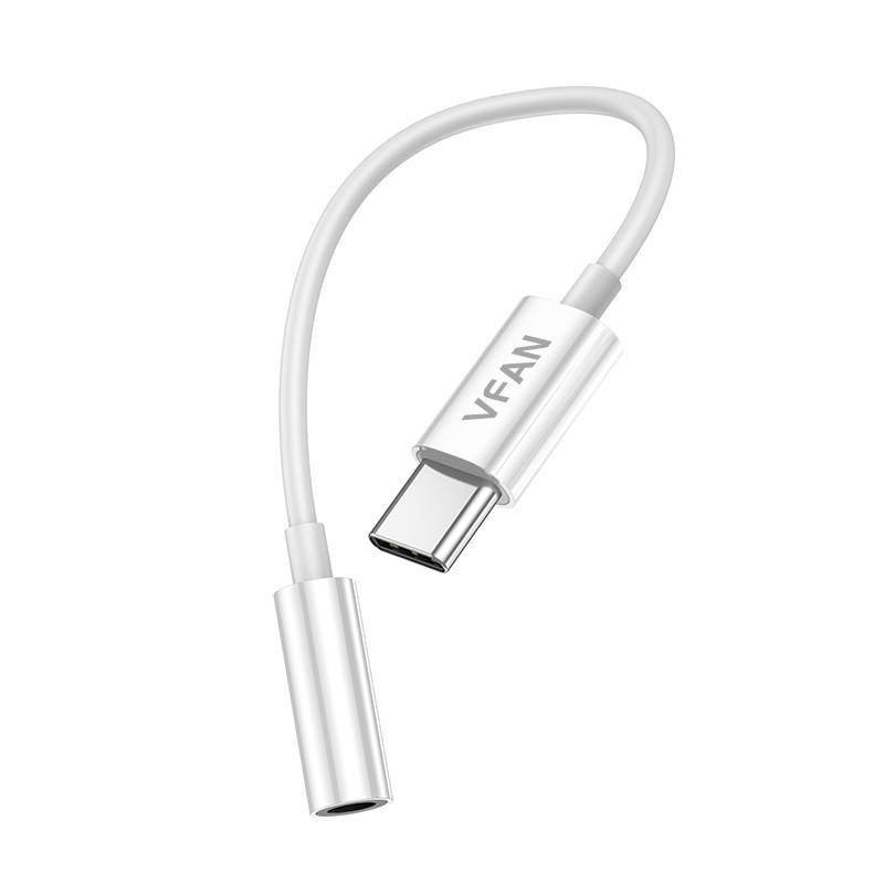 Cable Vipfan L08 USB-C to mini jack 3.5mm AUX