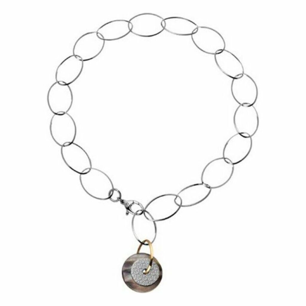Γυναικεία Κρεμαστά Κοσμήματα GC Watches CWN90702 Ασημί (50 cm)
