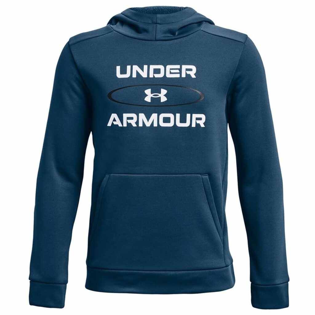 Παιδικό Φούτερ με Κουκούλα Under Armour Fleece Graphic Μπλε