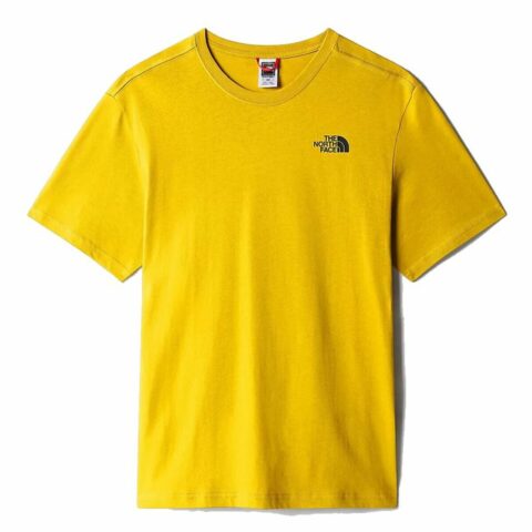 Ανδρική Μπλούζα με Κοντό Μανίκι The North Face Box Logo Κίτρινο