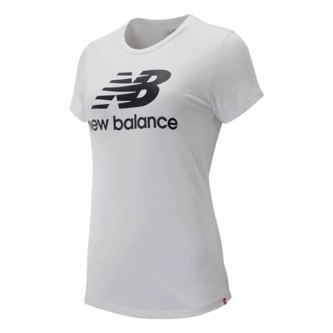 Γυναικεία Μπλούζα με Κοντό Μανίκι New Balance Λευκό